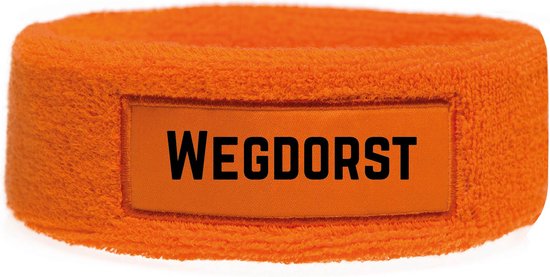 Zweetband - Oranje - Wegdorst
