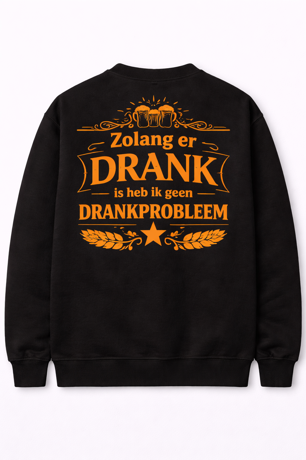 Sweater - Zwart - Drankprobleem