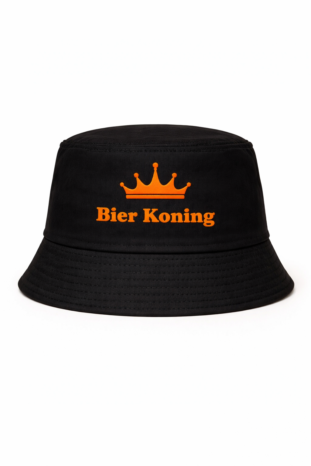 Buckethat - Zwart - Bier Koning - One Size