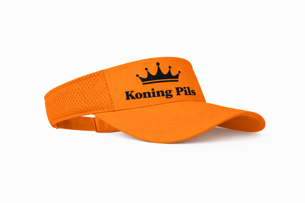 Zonneklep - Oranje - Koning Pils - One Size